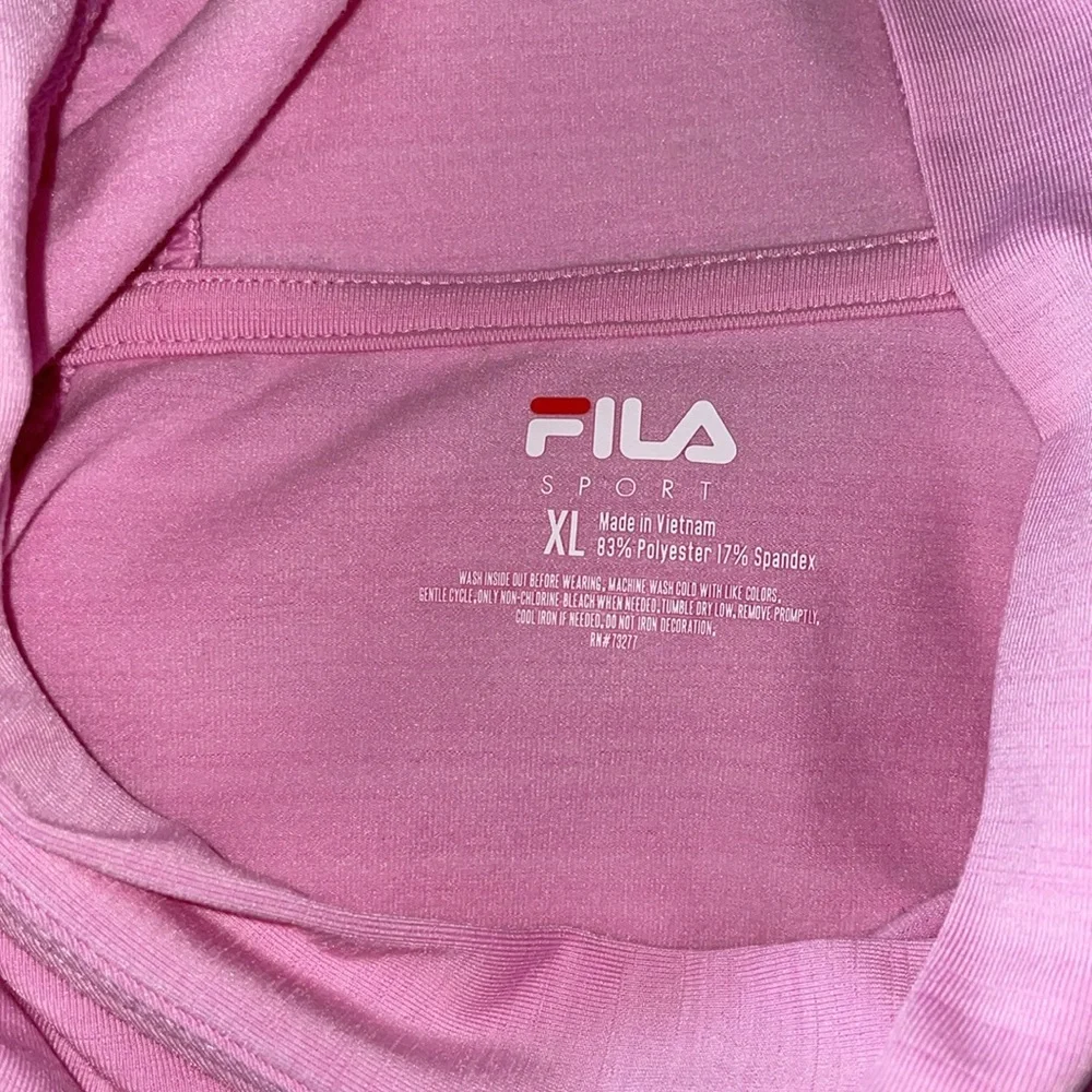 NWOT Fila Sport Pink Hoodie.  Size XL - Picture 4 of 4